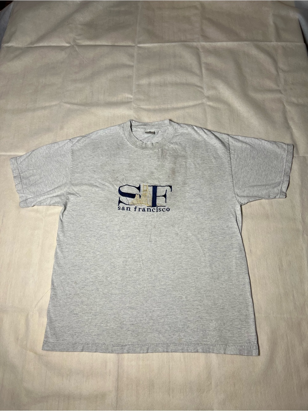 Vintage San Francisco gray cotton t-shirt